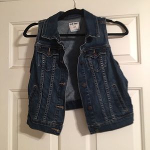 Old Navy Jean Vest Size S